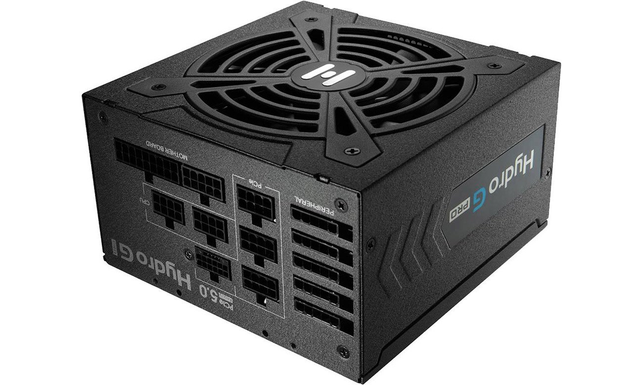 Как выглядит блок питания Fortron Hydro G PRO PCIe5.0 1000 Вт