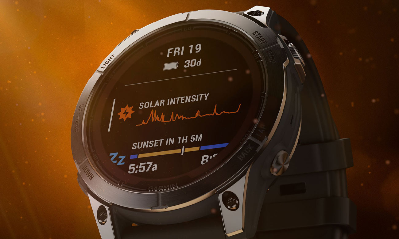 Garmin Fenix Pro 7S Solar солнечная энергия