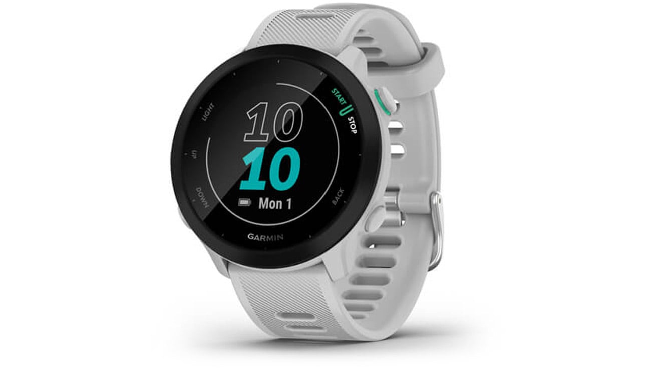 Спортивний годинник Garmin Forerunner 55 білого кольору