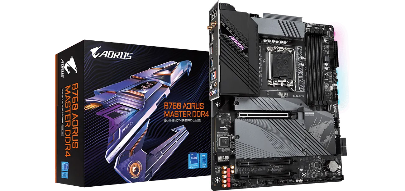 Материнская плата Gigabyte B760 A MASTER DDR4 в коробке