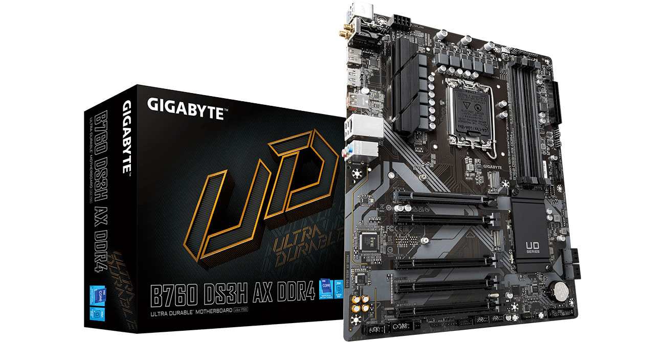 Материнская плата Gigabyte B760 DS3H AX DDR4 в коробке