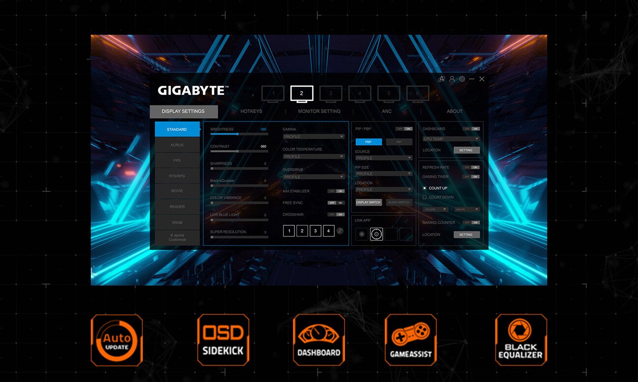 Изогнутый игровой монитор Gigabyte G27QC
