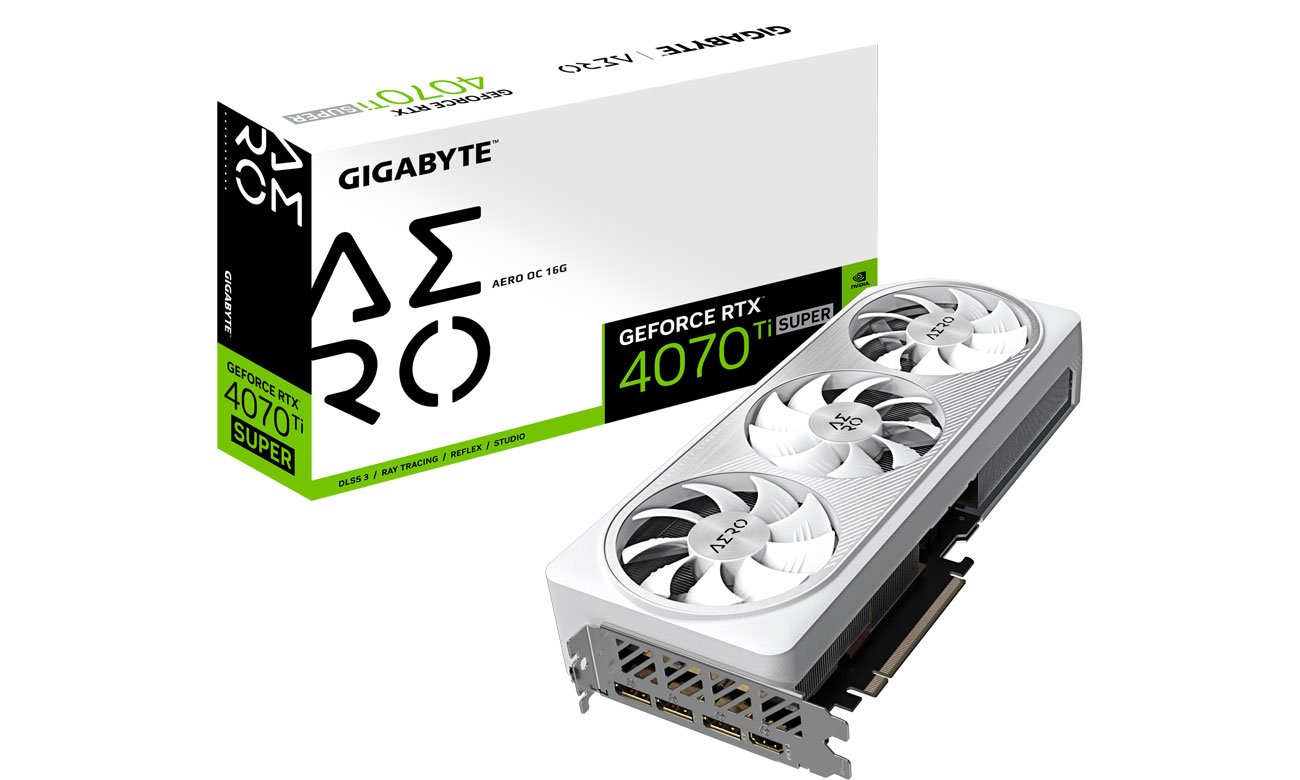 Gigabyte GeForce RTX 4070 Ti SUPER AERO OC 16 ГБ GDDR6X
