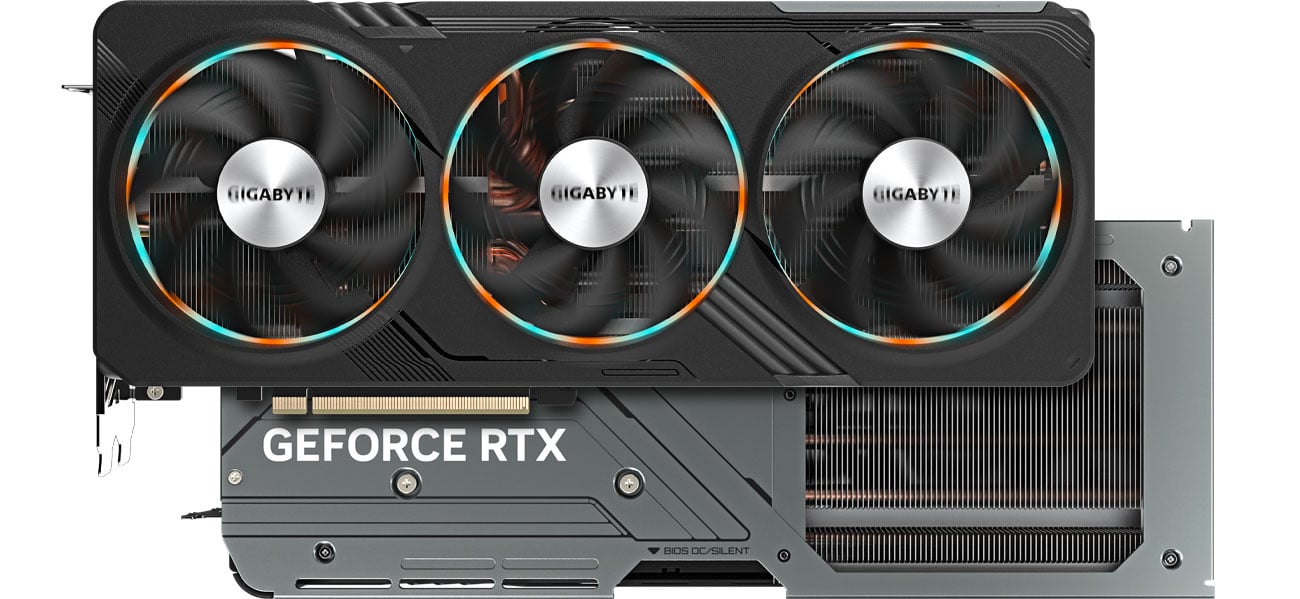 Охлаждение Gigabyte GeForce RTX 4070 Ti SUPER GAMING OC