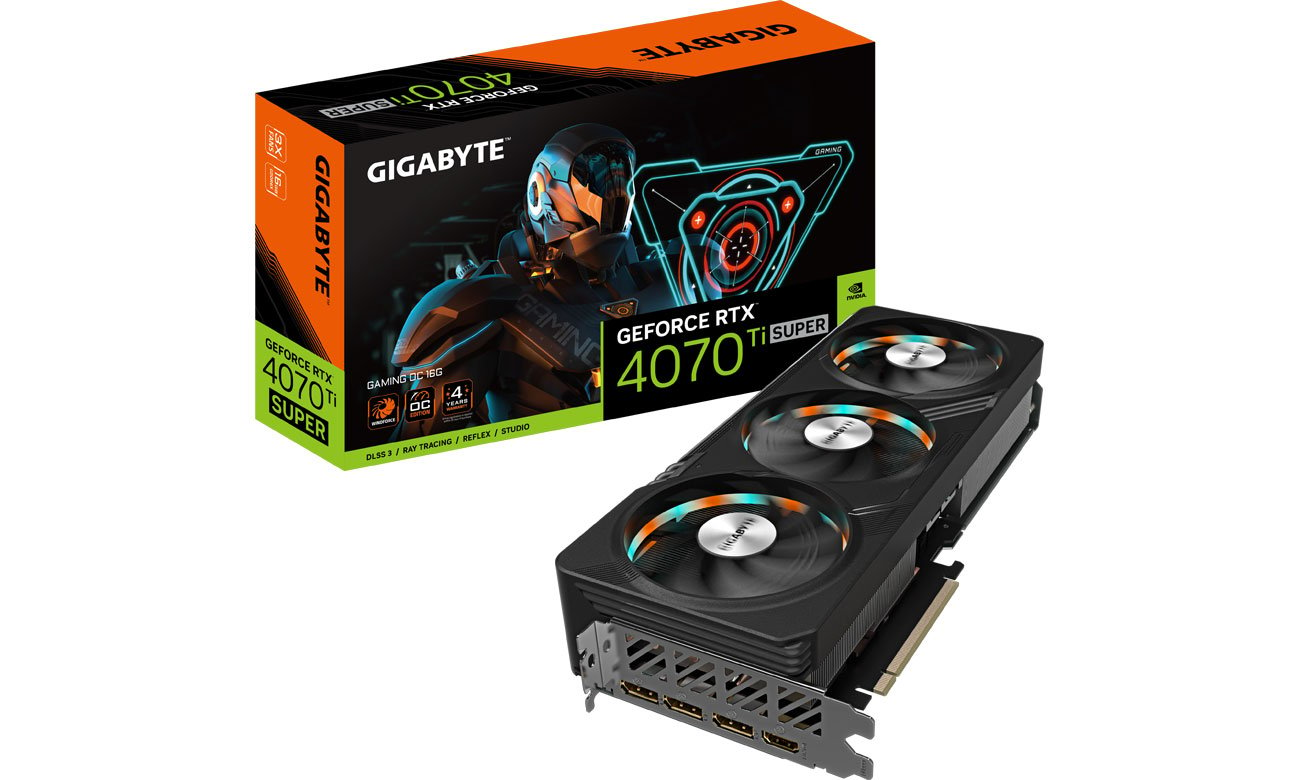 Gigabyte GeForce RTX 4070 Ti SUPER GAMING OC 16 ГБ GDDR6X