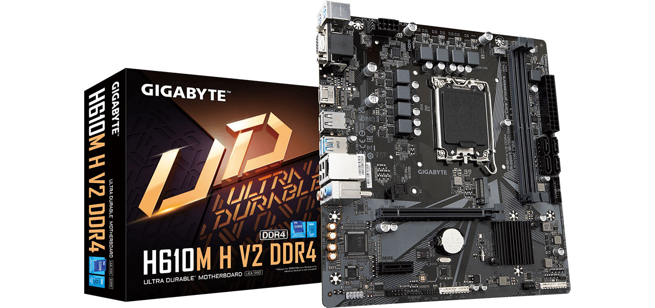 Материнська плата Gigabyte H610M H V2 DDR4