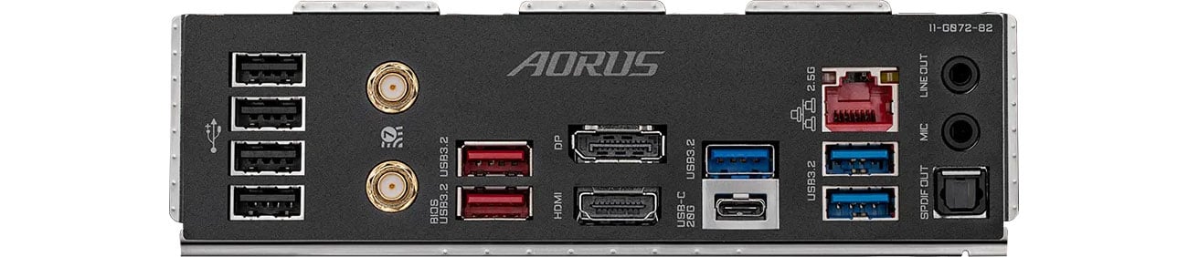 Порти Gigabyte Z790 AORUS ELITE X WIFI