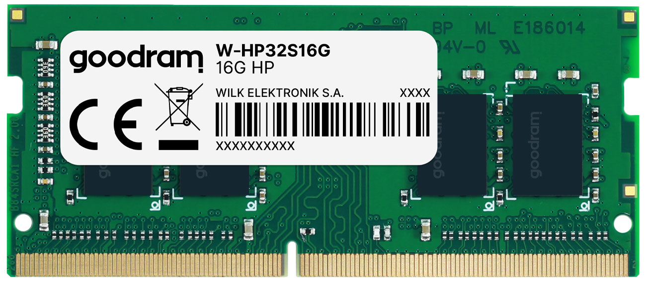 Пам'ять SODIMM DDR4 GOODRAM, призначена для HP