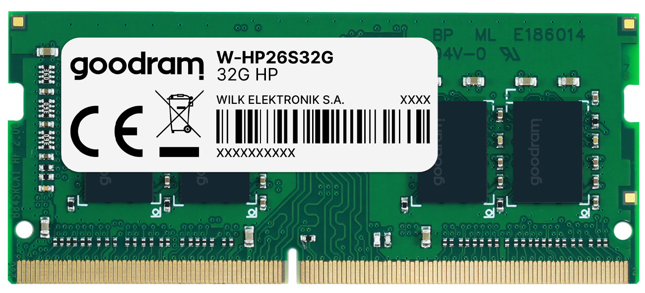 Оперативная память DDR4 GOODRAM, предназначенная для HP