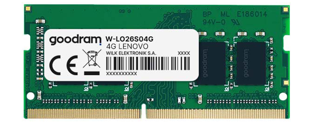 Оперативная память GOODRAM предназначена для lenovo