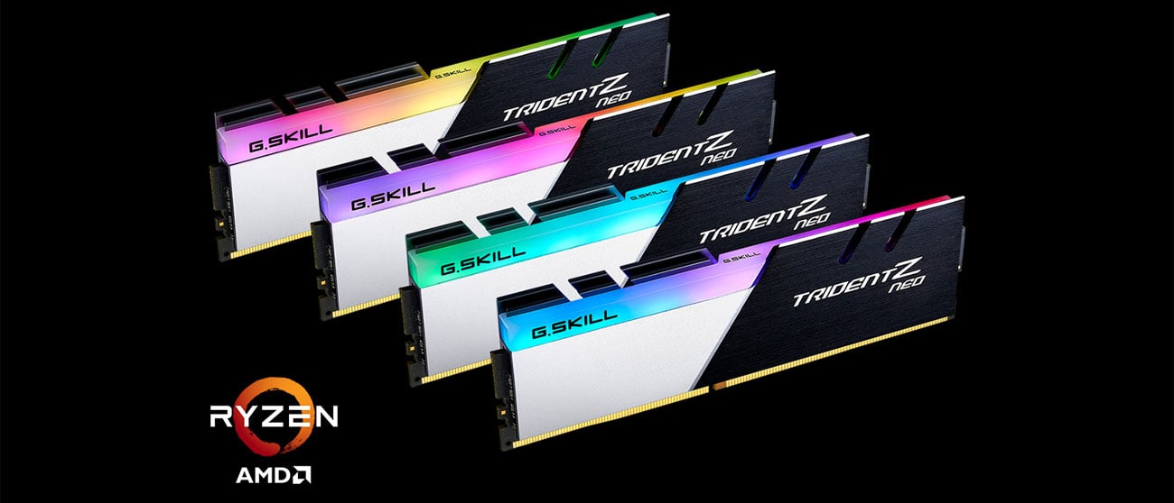 Пам'ять RAM DDR4 G.SKILL 16GB 3600MHz TridentZ RGB Neo CL18 F4-3600C18D-16GTZN