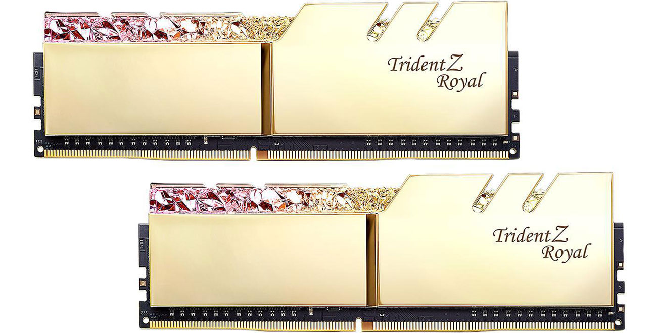 Пам'ять RAM DDR4 G.SKILL 16GB 3600MHz TridentZ Royal Gold CL18 (2x8GB) F4-3600C18D-16GTRG