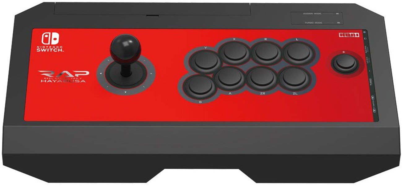 Ігровий джойстик HORI Real Arcade PRO V Hayabusa для Nintendo Switch - вид зверху під кутом