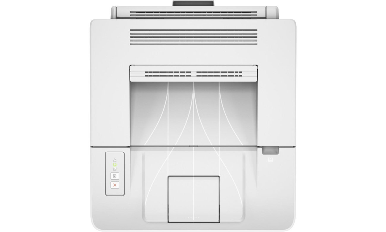 HP LaserJet Pro M203dn, вид ззаду