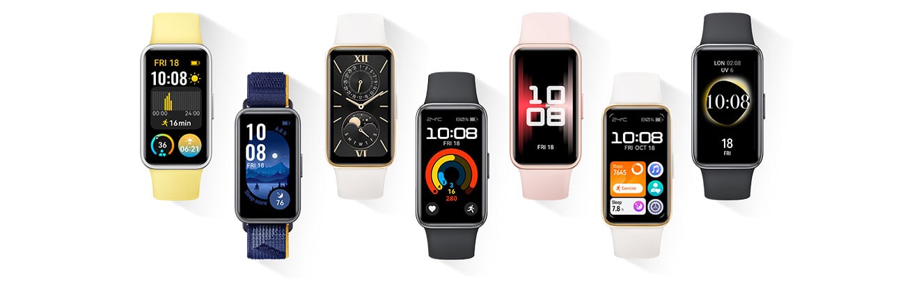 Черный циферблат Smartband Huawei Band 9