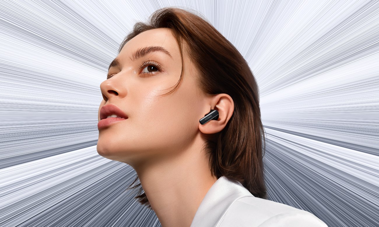 Беспроводные наушники Huawei FreeBuds 6i черные – графика стиля жизни