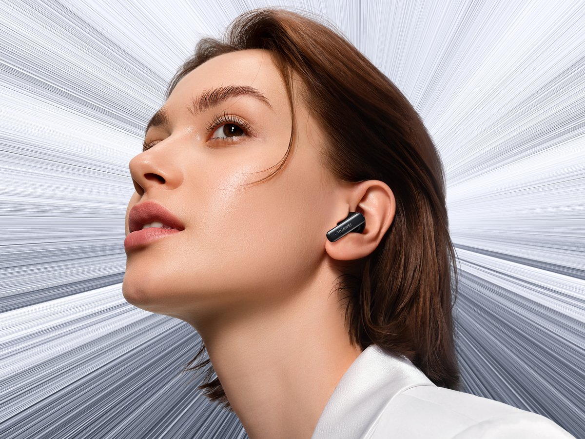 Беспроводные наушники Huawei FreeBuds 6i черные – графика стиля жизни