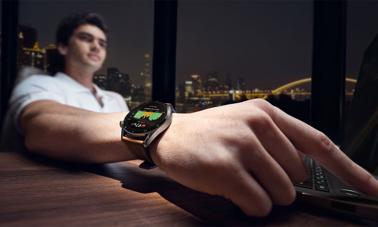 Huawei Watch GT 3 46 мм i пульсоксиметр