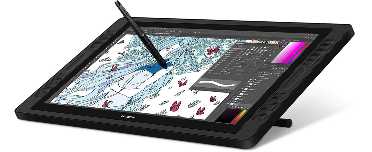 Huion Kamvas Pro 22 (2019) – ручка с подставкой