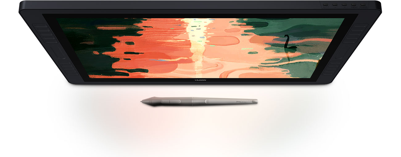 Huion Kamvas Pro 22 (2019) - Регулировка наклона