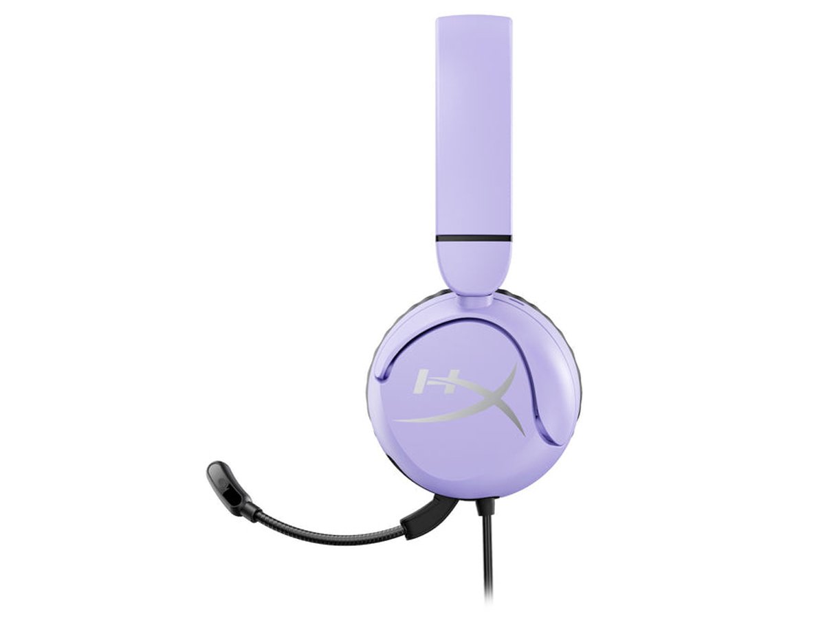 Проводная гарнитура HyperX Cloud Mini Lavender — вид сбоку