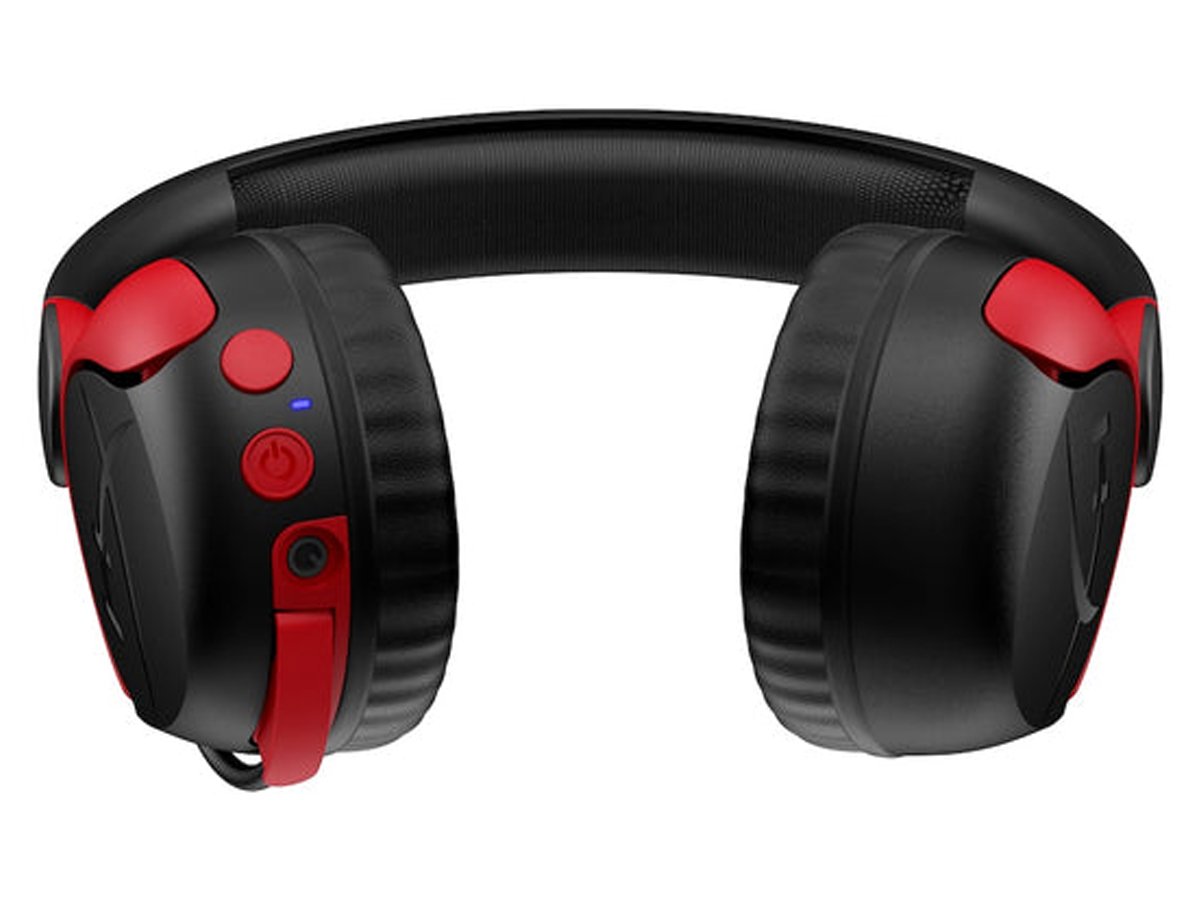 HyperX Cloud Mini Wireless Black/Red – вид снизу под углом