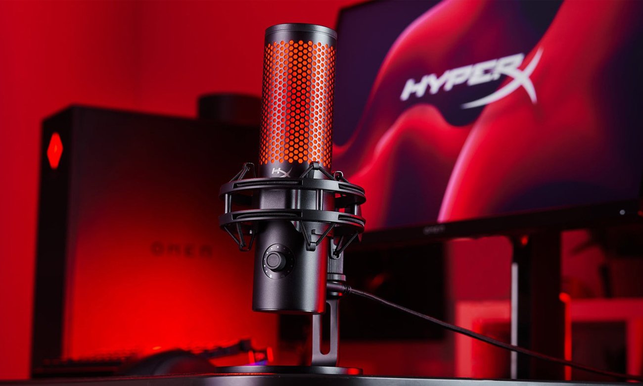 Ігровий USB-мікрофон HyperX QuadCast 2 - стильна графіка