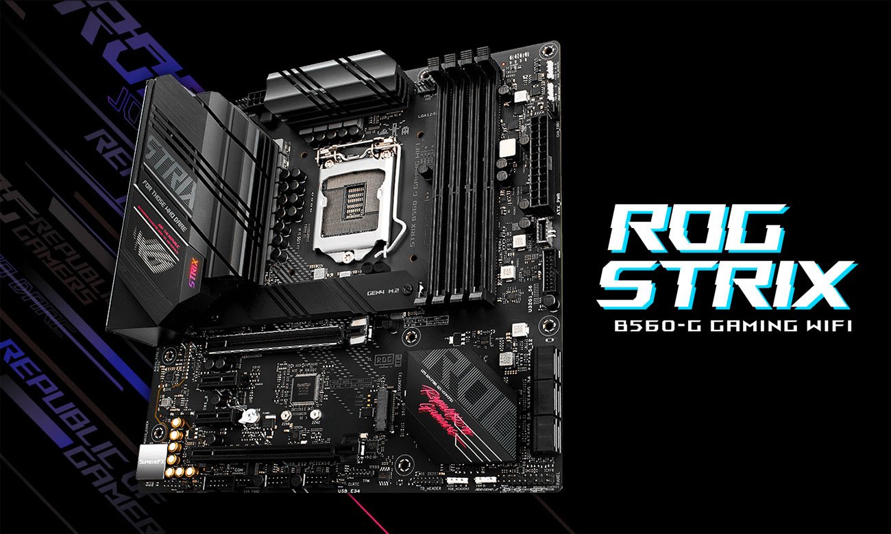 Материнська плата Socket 1200 ASUS ROG STRIX B560-G GAMING WIFI