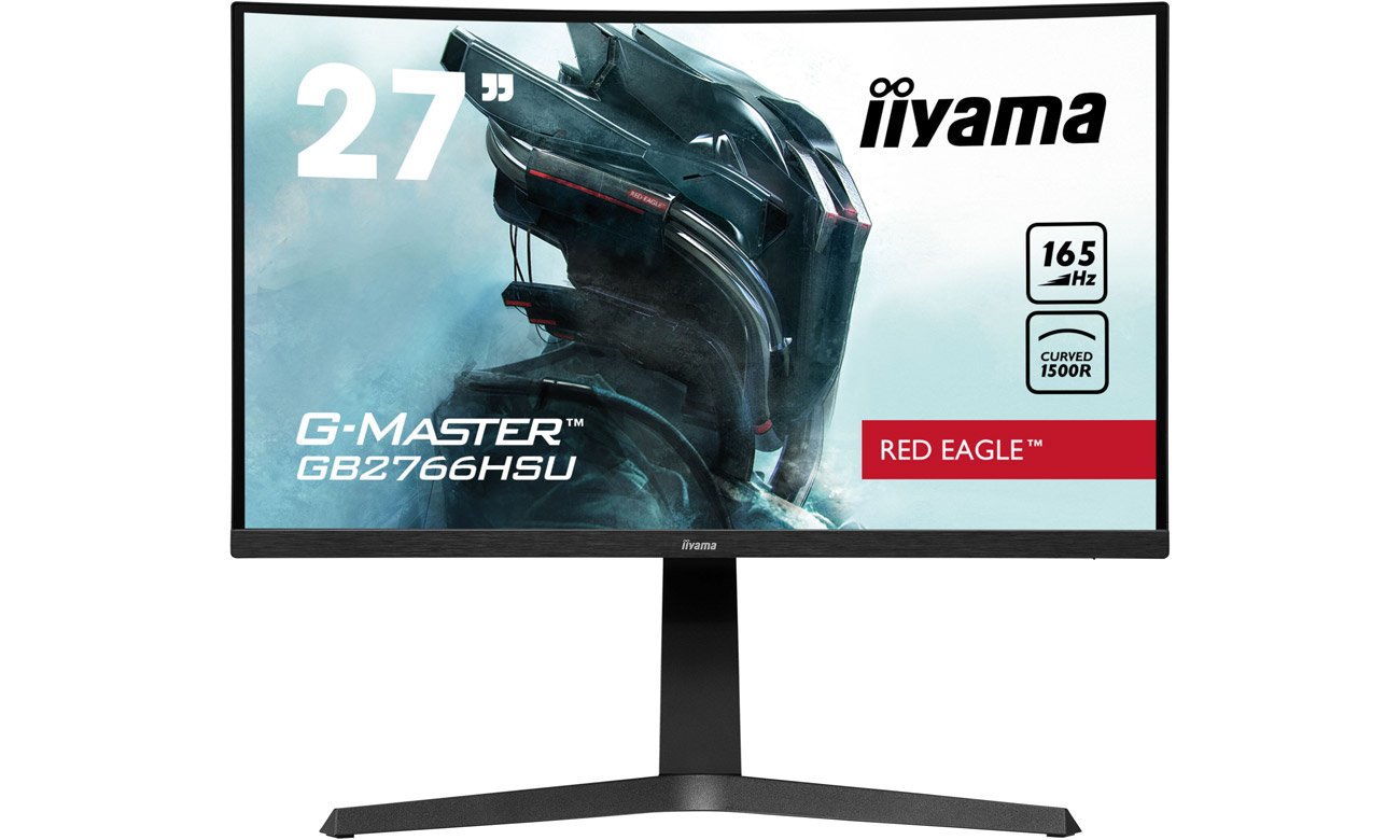 Изогнутый игровой монитор iiyama G-Master GB2766HSU Red Eagle