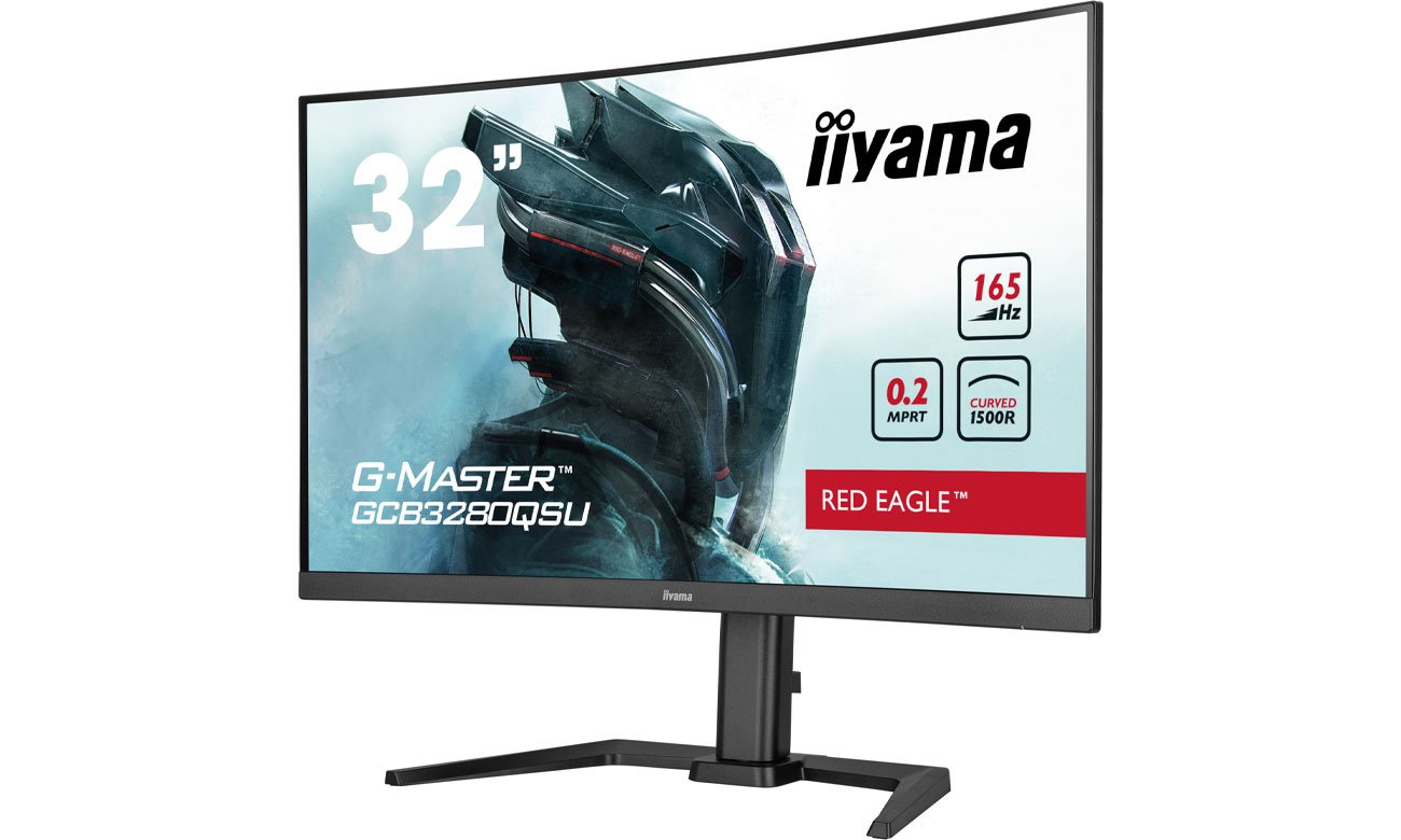 iiyama G-Master GCB3280QSU-B1 Red Eagle передний угол обзора