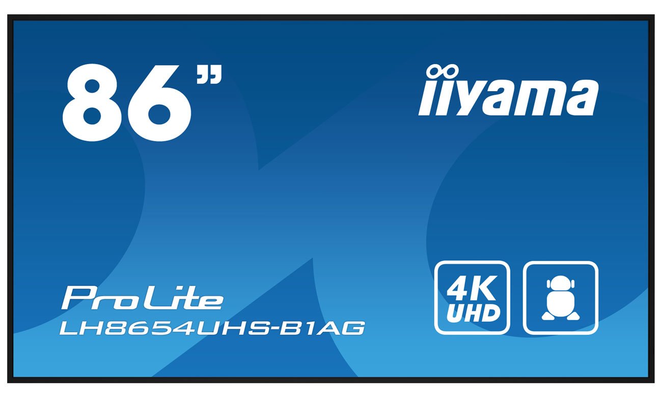 iiyama LH8654UHS-B1AG вид спереду