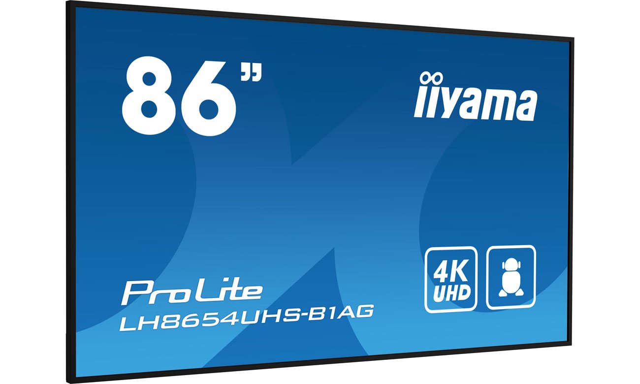 iiyama LH8654UHS-B1AG вид спереду