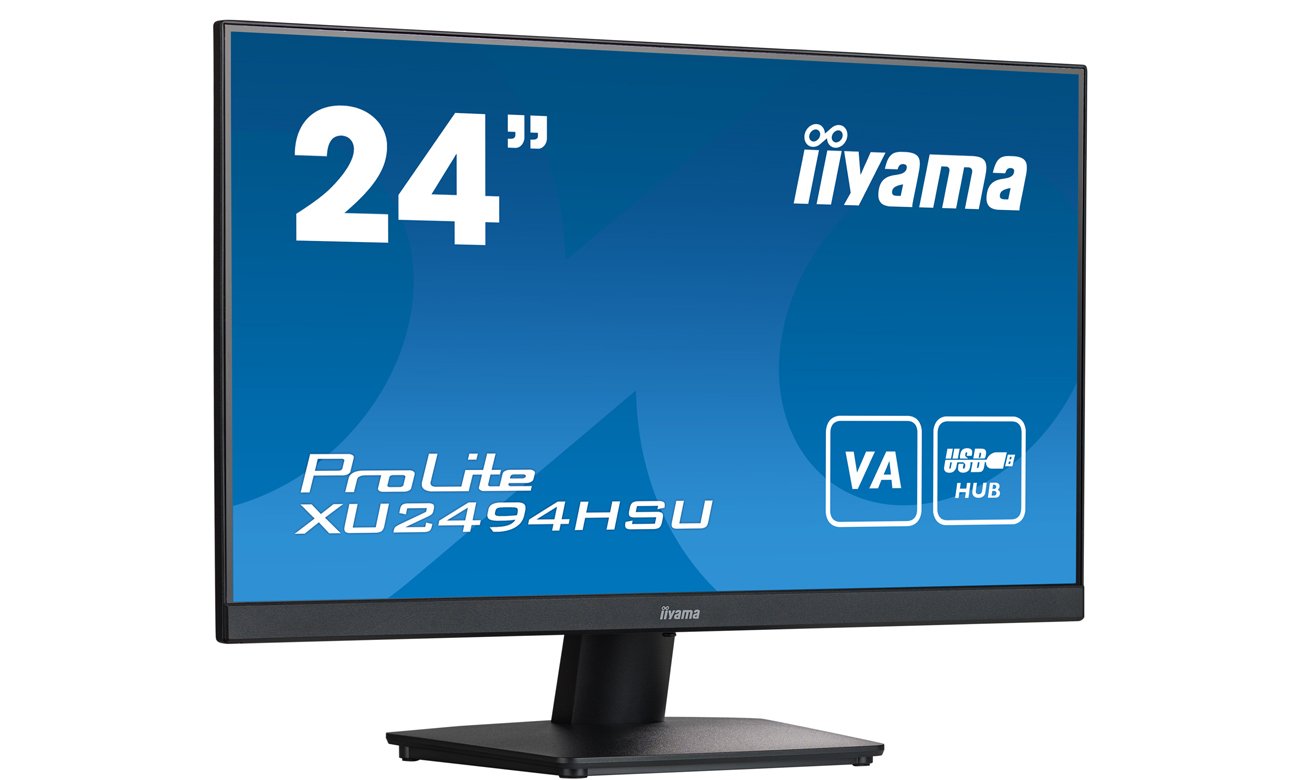 Вид переднего угла iiyama Prolite XUB2494HSU