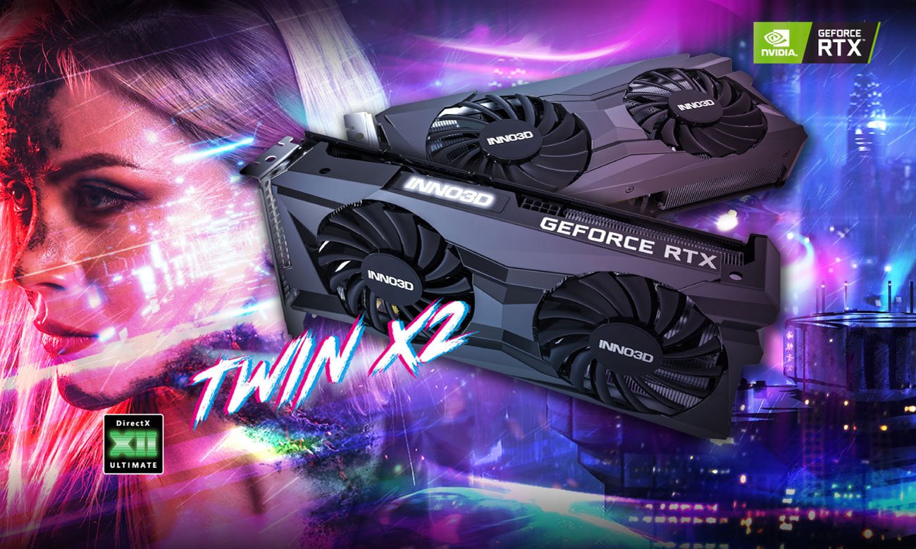 Охлаждение Inno3D GeForce RTX 3060 Twin X2