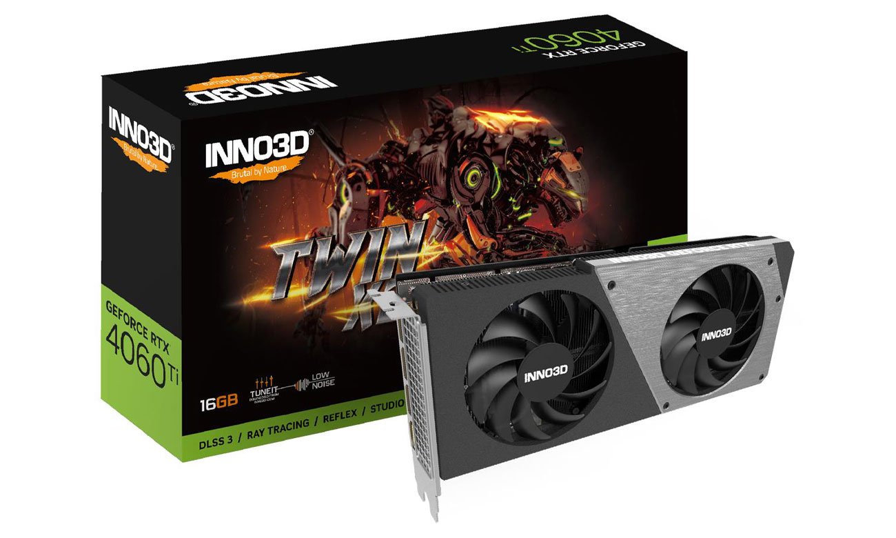 Inno3D GeForce RTX 4060 Ti Twin X2 16 ГБ GDDR6