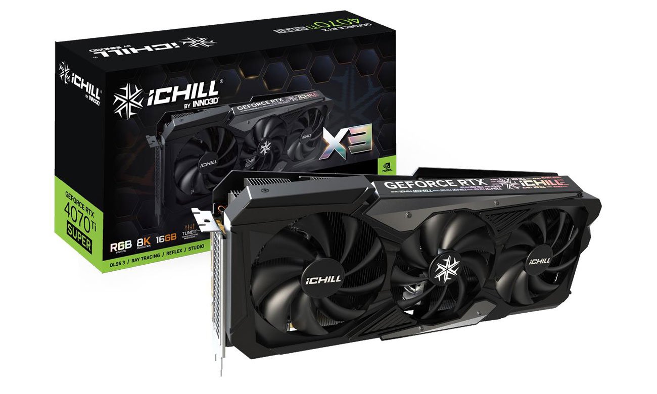 Inno3D GeForce RTX 4070 Ti Super Ichill X3 16 ГБ GDDR6X