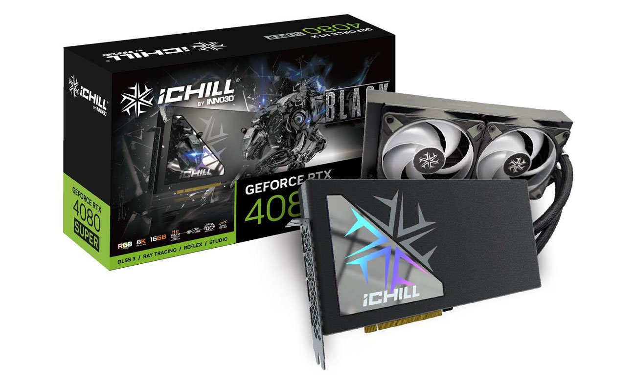 Inno3D GeForce RTX 4080 Super iCHILL Black 16 ГБ GDDR6X