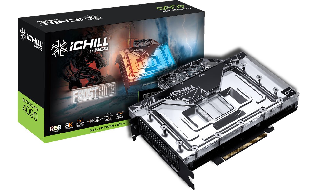 Inno3D GeForce RTX 4090 iChill Frostbite 24GB GDDR6X C4090-246XX-1833FB