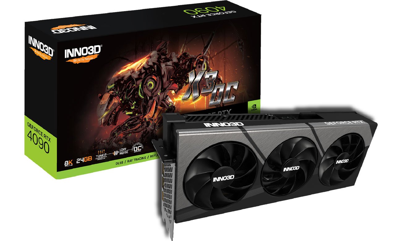 Inno3D GeForce RTX 4090 X3 OC 24 ГБ GDDR6X N40903-246XX-18332989