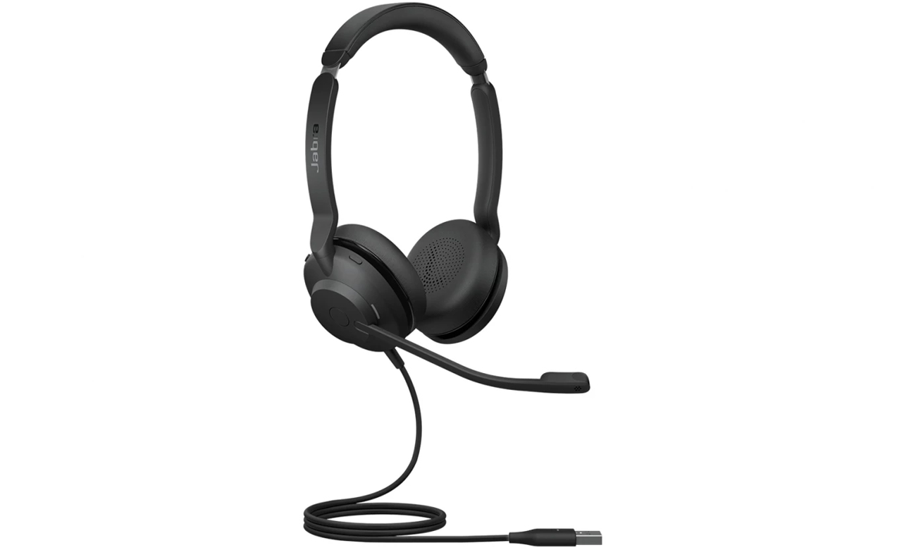 Гарнитура Jabra Evolve2 30 SE Stereo UC USB-A – вид спереди под углом