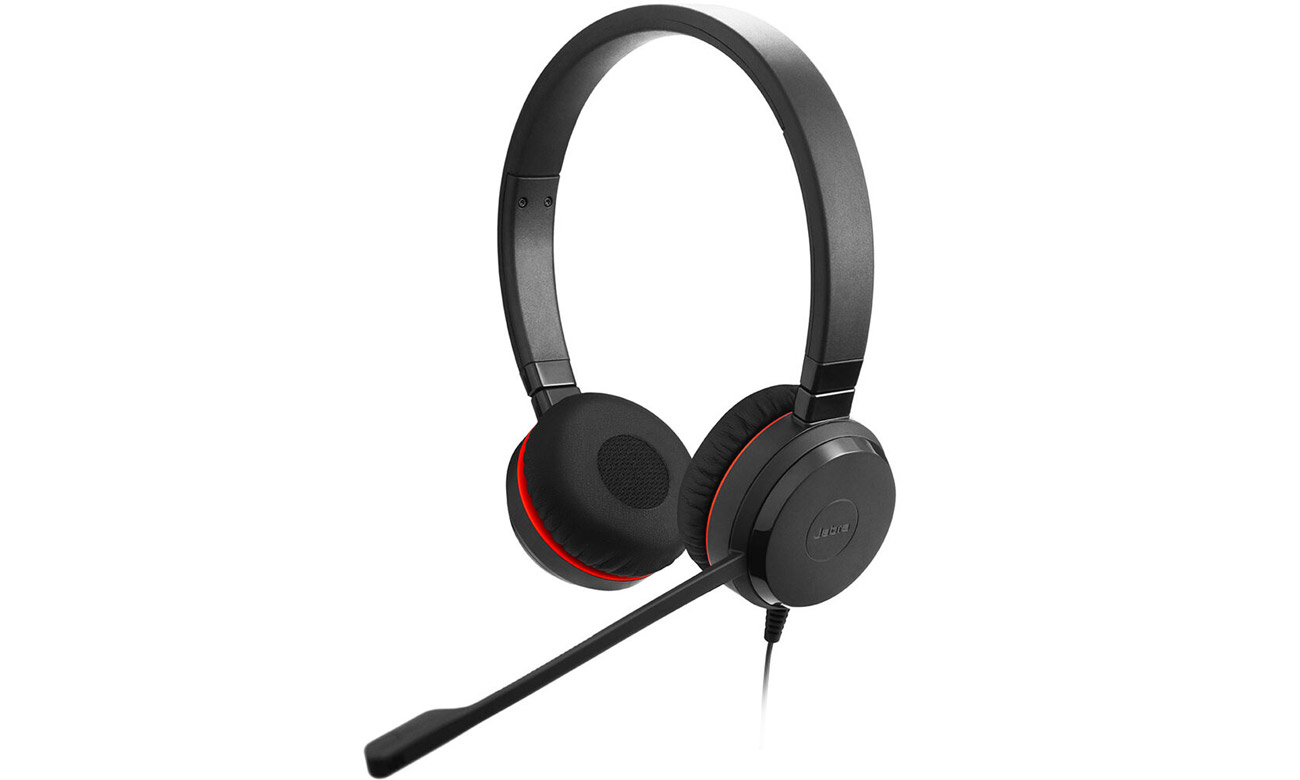 Гарнітура Jabra Evolve 20SE Stereo USB-C UC – кутовий вид спереду