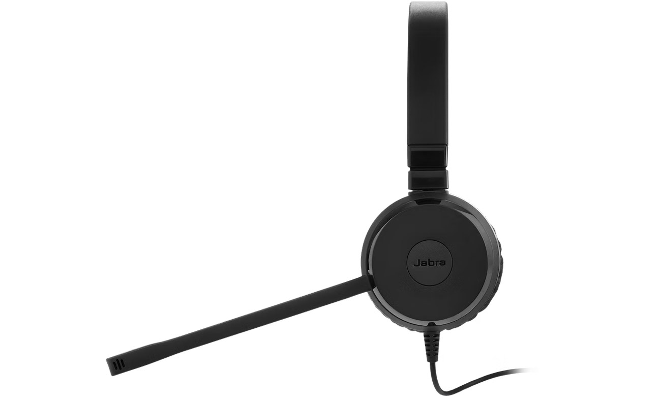 Стереогарнітура Jabra Evolve 20 – вид збоку