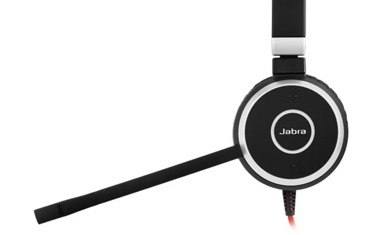 Стереогарнітура Jabra Evolve 40 USB-C UC – вид збоку