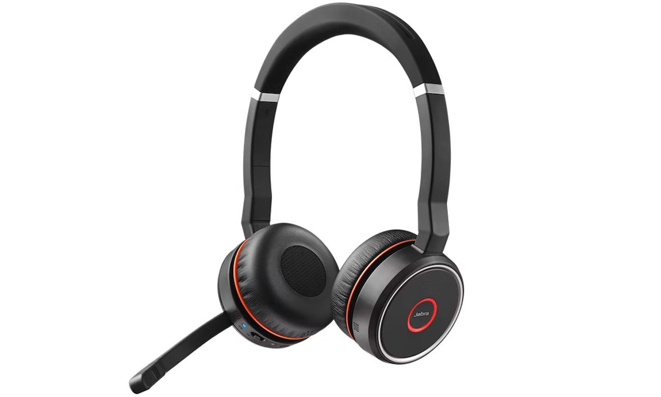 Гарнітура Jabra Evolve 75 Stereo SE MS - кутовий вид спереду