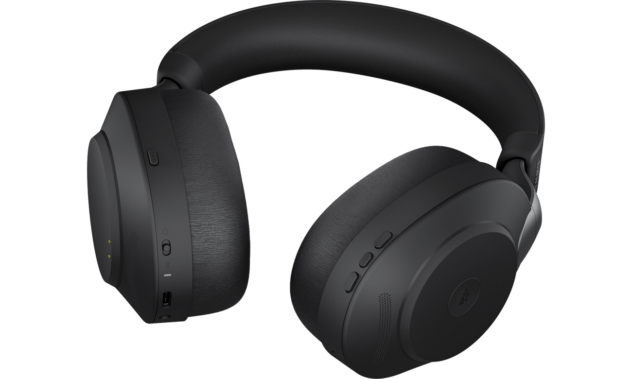 Стереогарнiтура Jabra Evolve2 85 UC – вигляд знизу пiд кутом