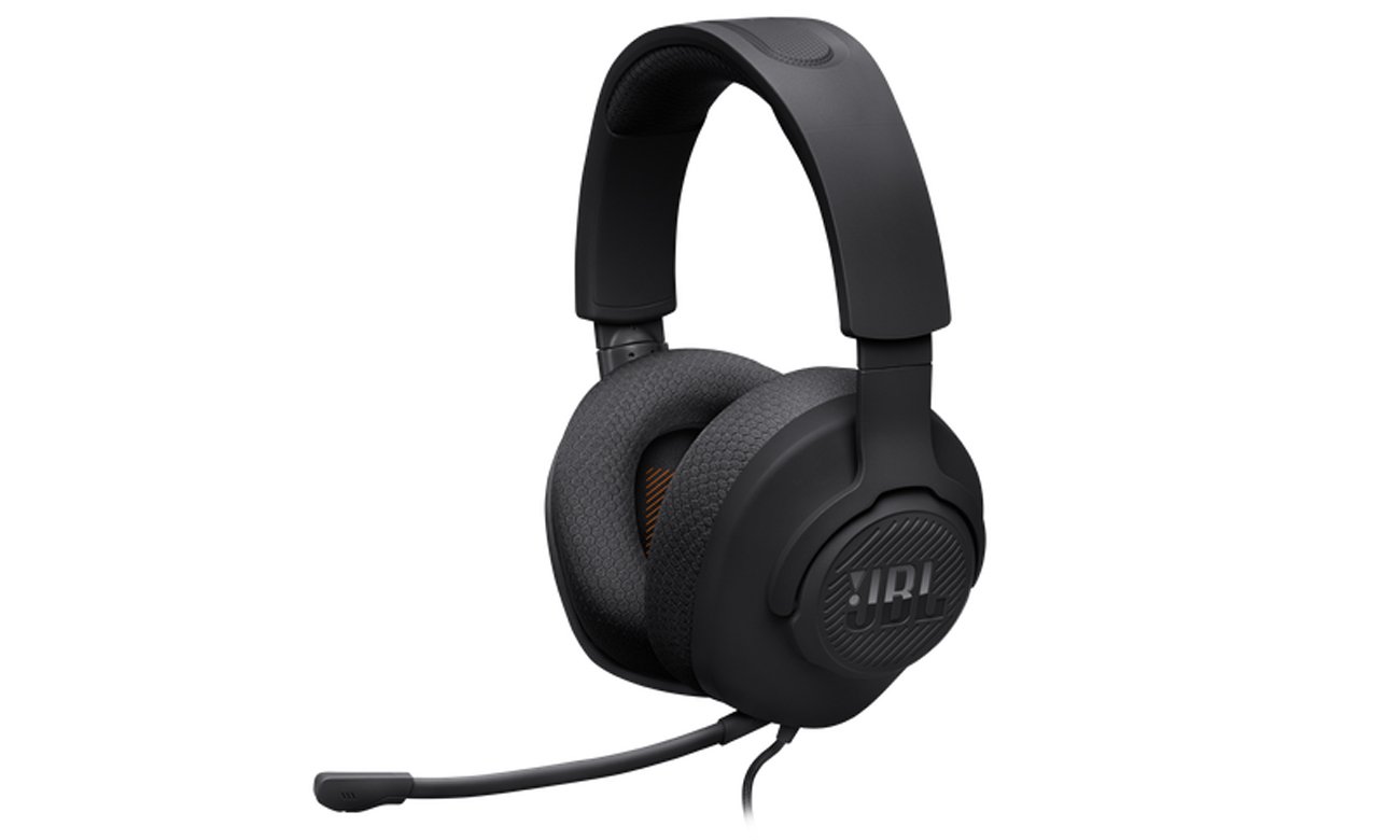 Гарнитура JBL Quantum 100 M2 Black – вид спереди под углом
