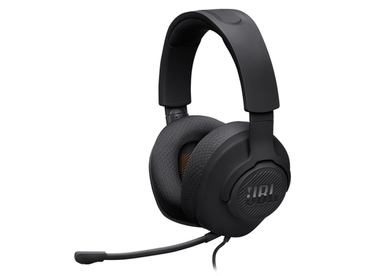 Гарнитура JBL Quantum 100 M2 Black – вид спереди под углом