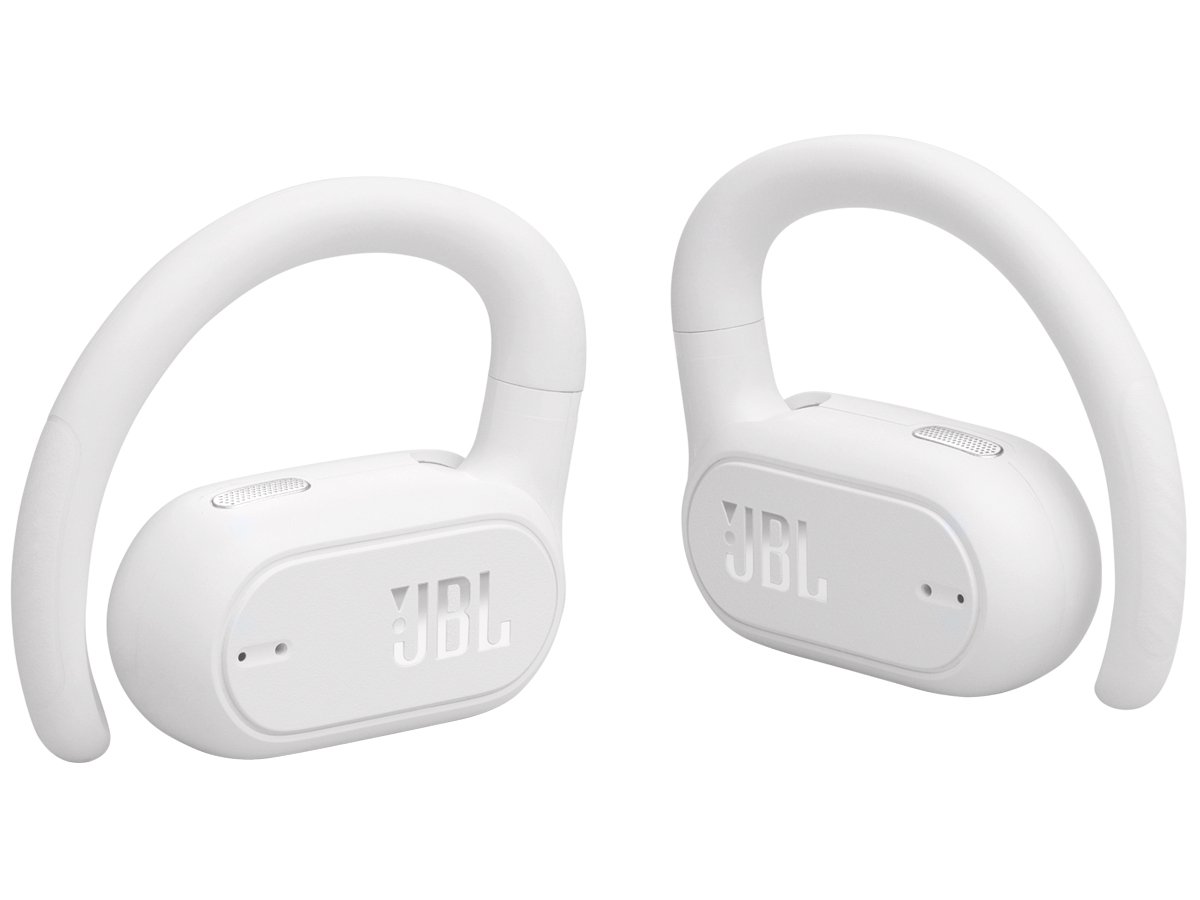 Беспроводные наушники JBL Soundgear Sense White – вид левого и правого наушников