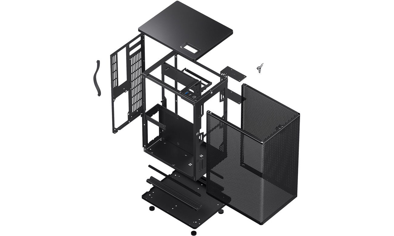 Інтер’єр корпусу Jonsbo VR3 Black