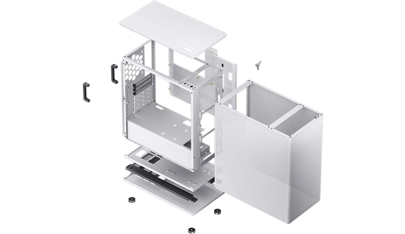 Інтер’єр корпусу Jonsbo VR4 White